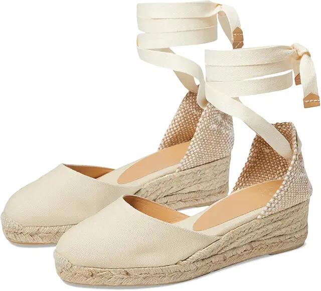 CASTANER Carina 30 Wedge Espadrille (Ivory) Women's Shoes Cover