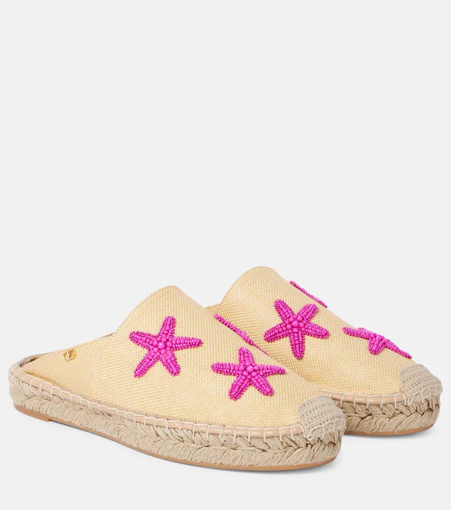 Valentino Garavani Starfish beaded espadrilles Cover