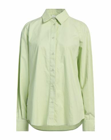 Des_phemmes Woman Shirt Light green Cotton Cover