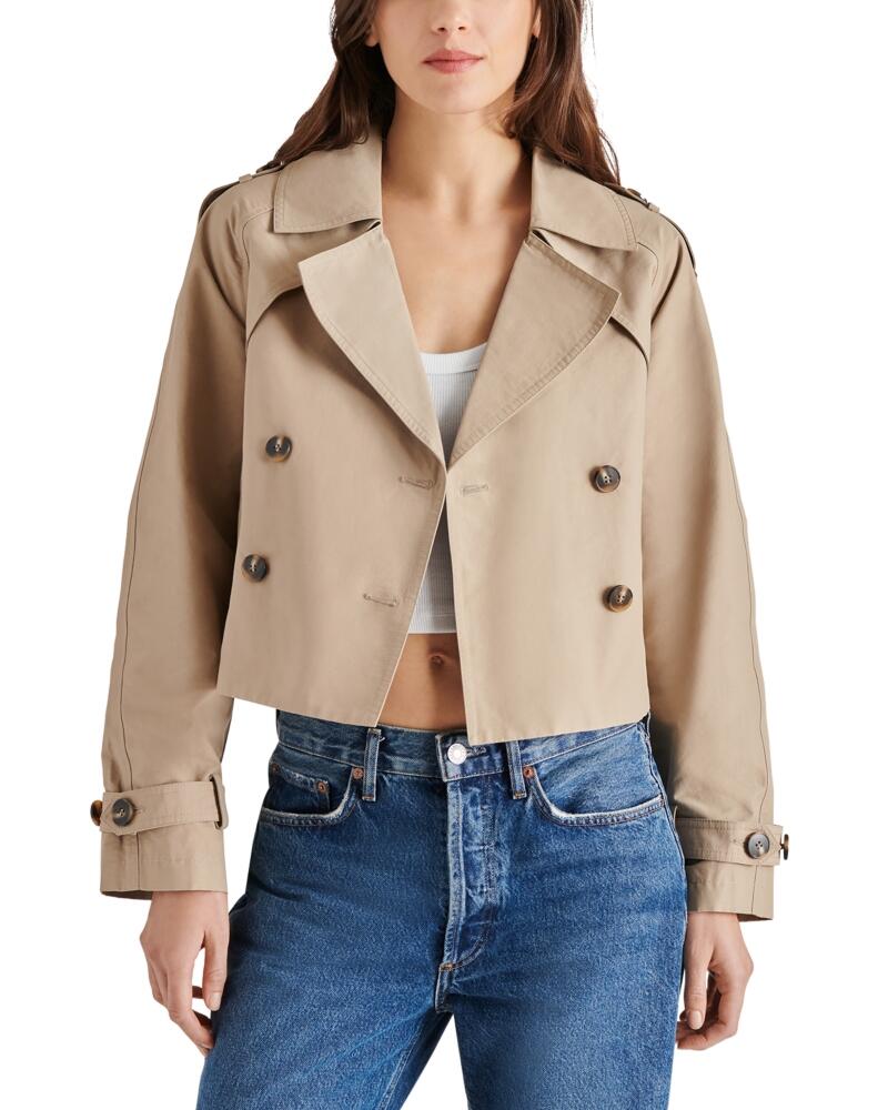 Steve Madden Sirus Cropped Double Breasted Jacket Cover