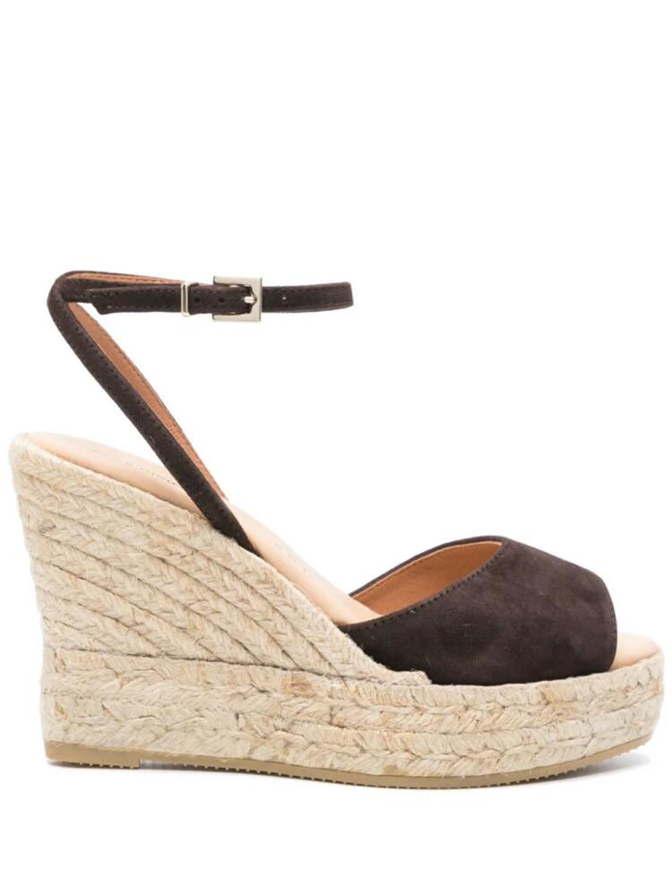 Manebi 110mm suede espadrilles - Brown Cover