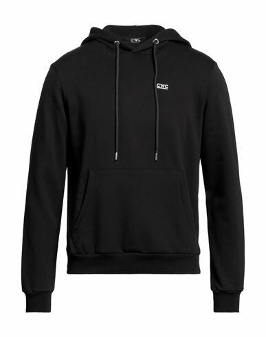 C'n'c' Costume National Man Sweatshirt Black Cotton Cover