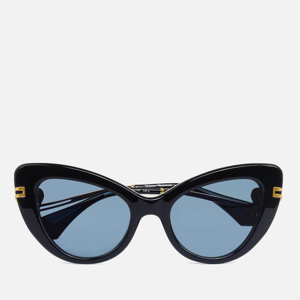 Vivienne Westwood Liza Acetate Retro Cat Eye-Frame Sunglasses Cover