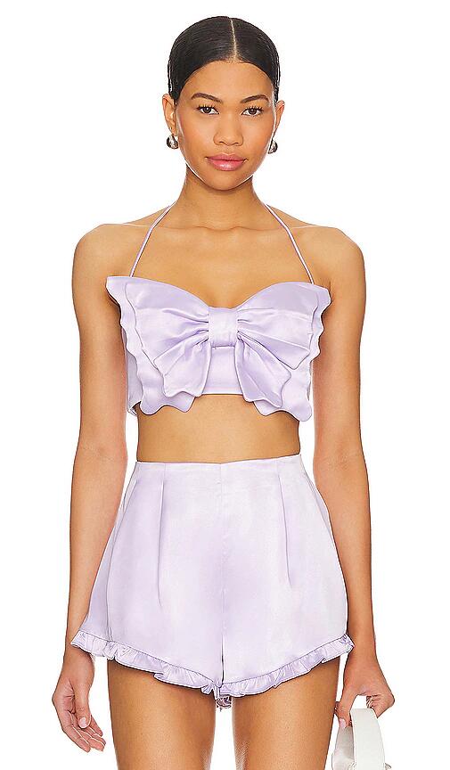 MAJORELLE Siren Top in Lavender Cover