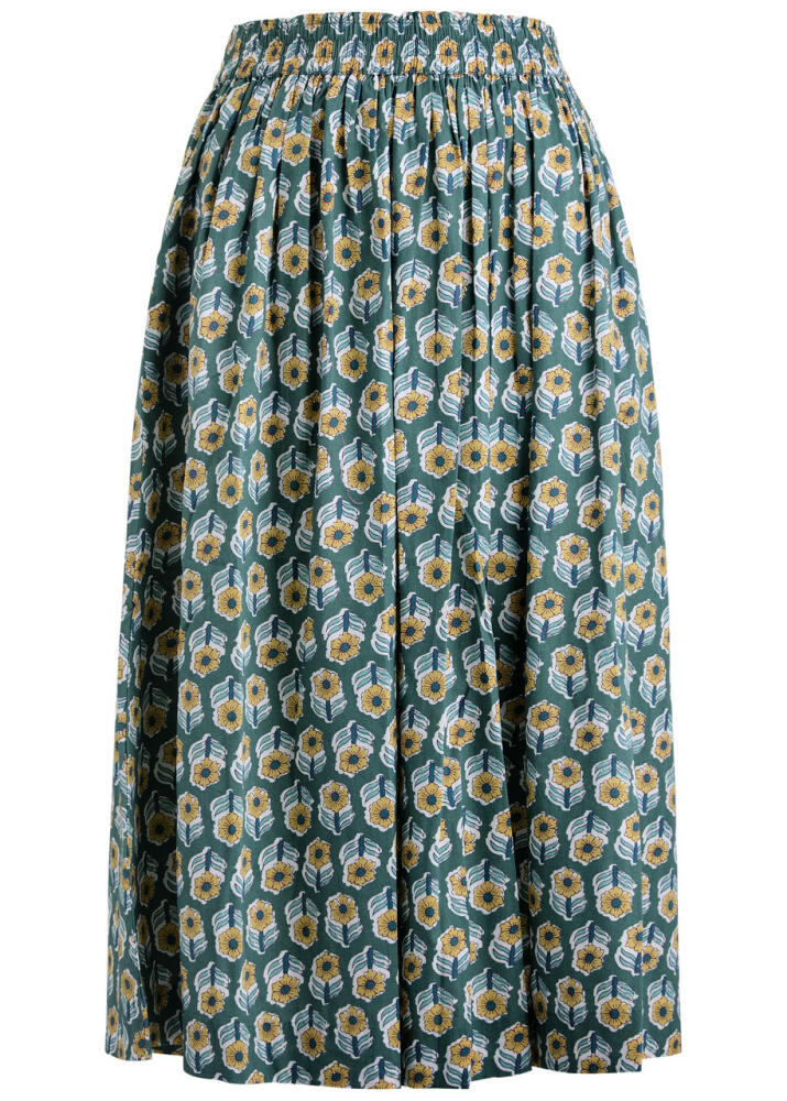 Skall Studio Ginny Floral-print Cotton Midi Skirt - Multicoloured 1 Cover