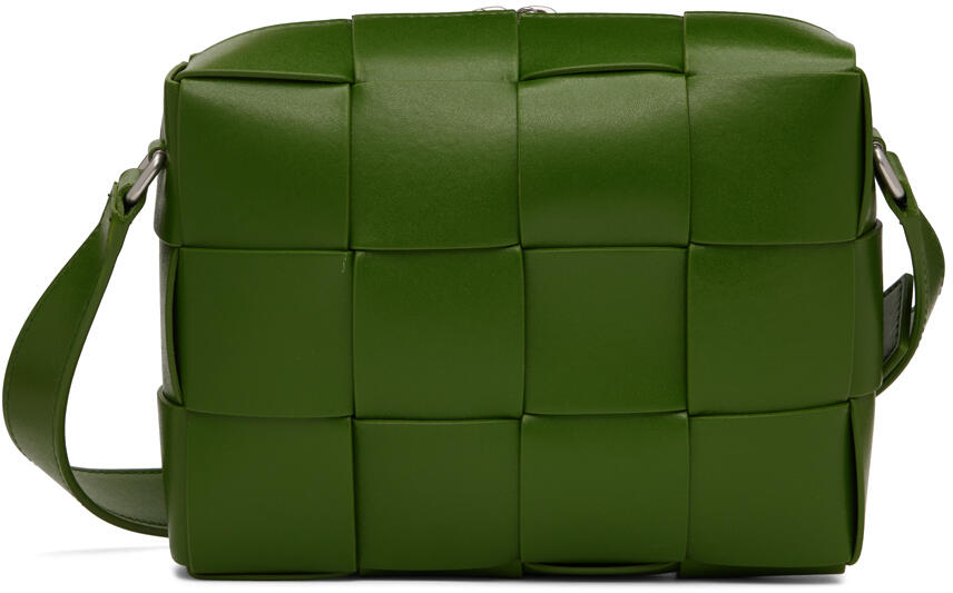 Bottega Veneta Green Cassette Camera Bag Cover