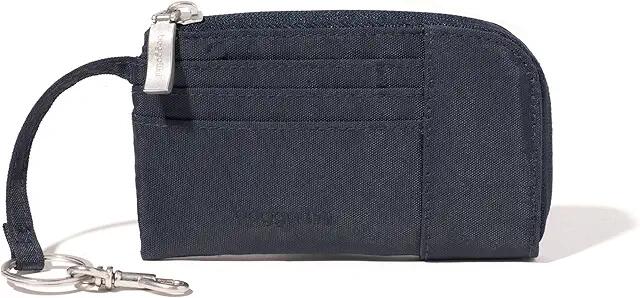 Baggallini RFID Zip Card Case (French Navy) Wallet Handbags Cover