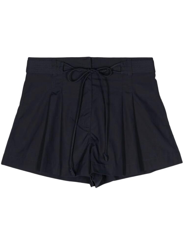 Ulla Johnson drawstring cotton shorts - Blue Cover