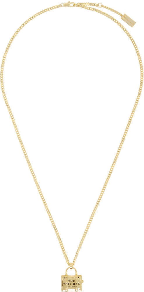 Marc Jacobs Gold 'The Tote Bag' Necklace Cover