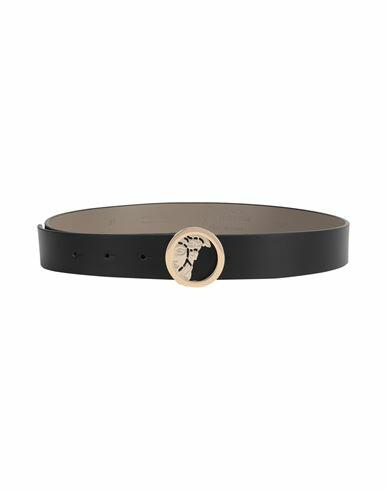 Versace Collection Woman Belt Black Leather Cover