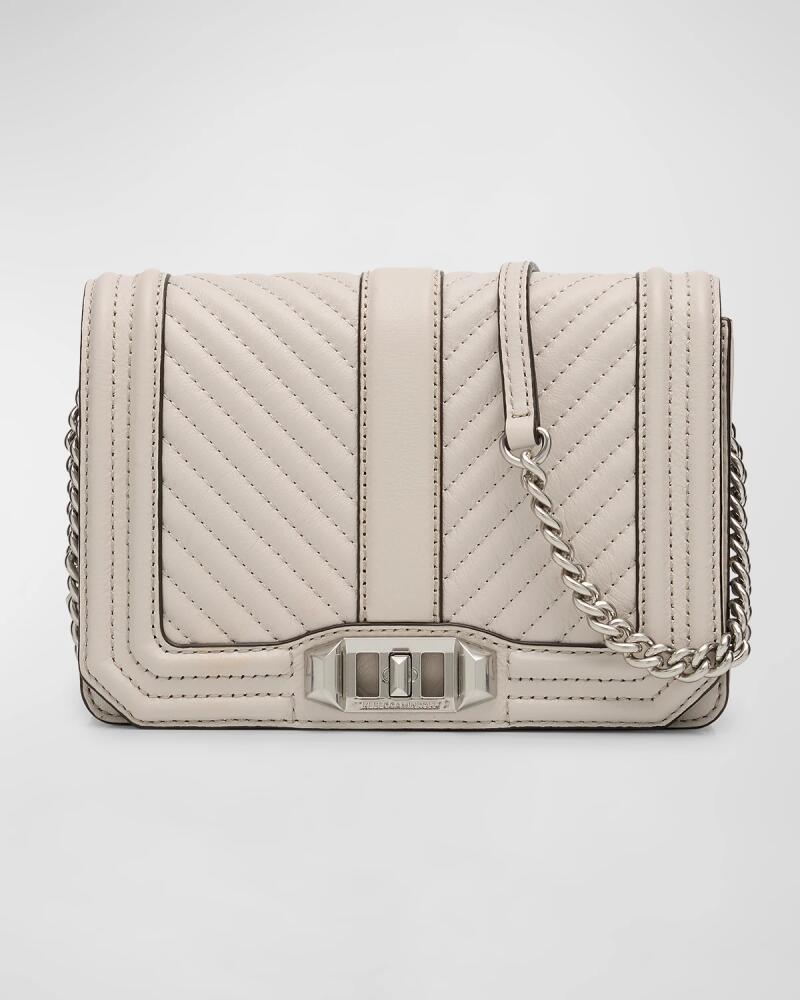 Rebecca Minkoff Edie Quilted Leather Flap Shoulder Bag Cover