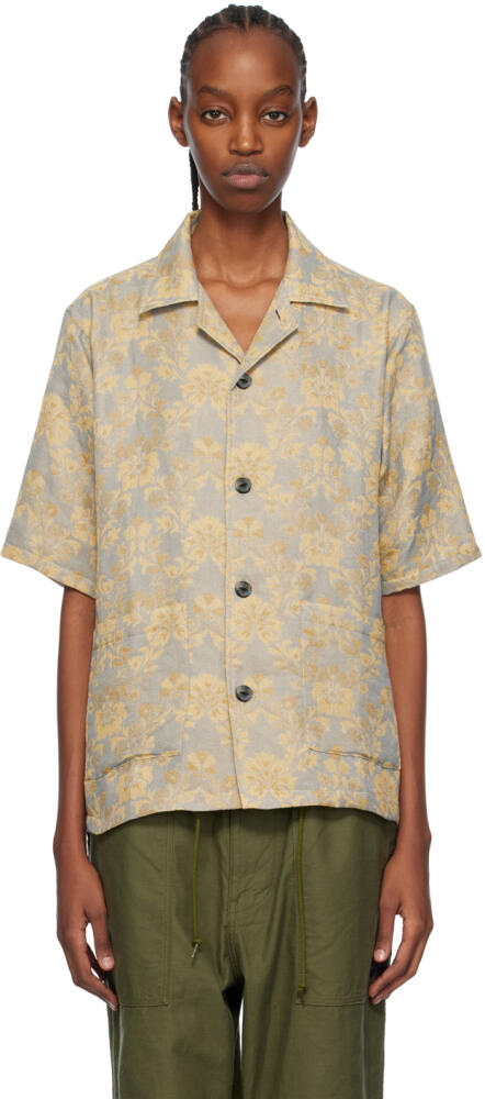 NEEDLES Gray & Beige Cabana Shirt Cover