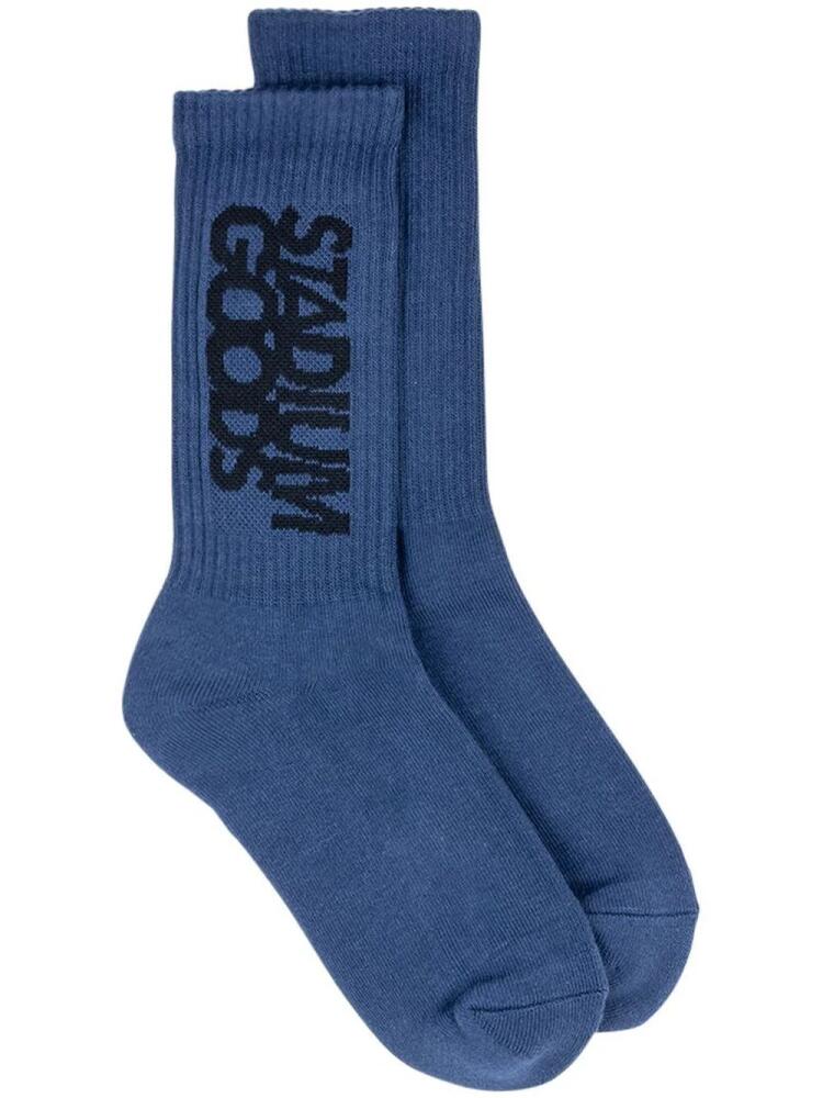 STADIUM GOODS® logo "Blue Suit" crew socks Cover