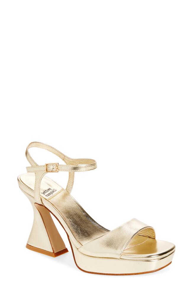 Jeffrey Campbell Jadie Platform Sandal in Gold Cover