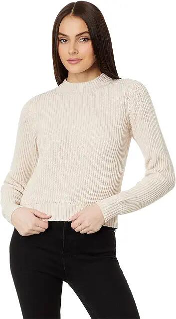 Michael Stars Barb Popover Sweater (Cement) Women's Sweater Cover