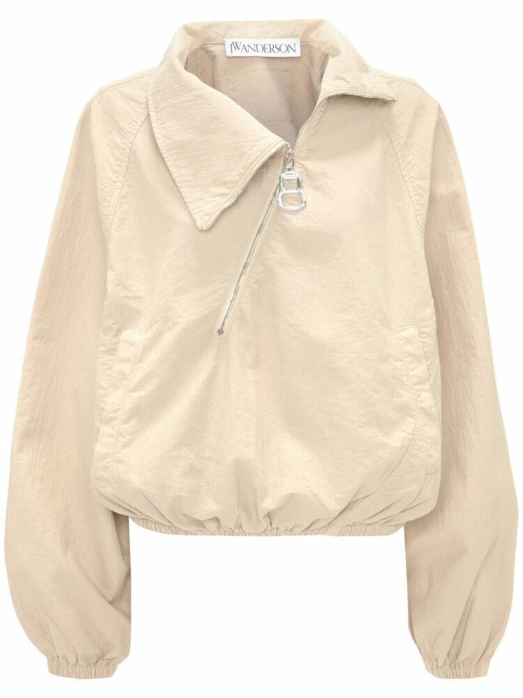 JW Anderson asymmetric puller blouson jacket - Neutrals Cover