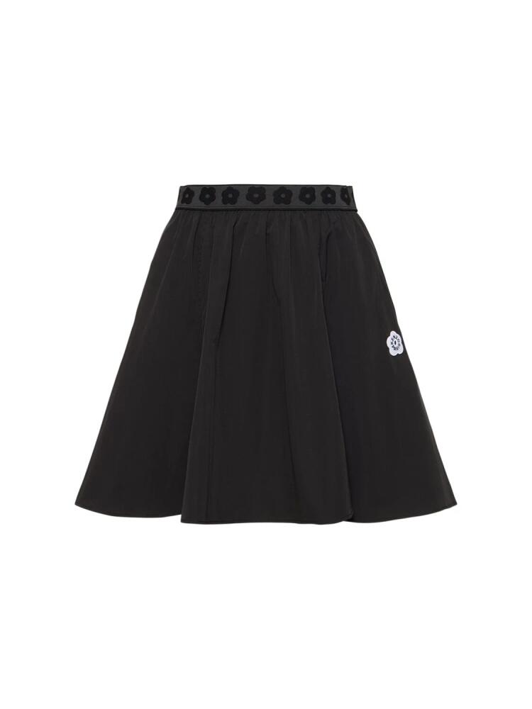 KENZO PARIS Boke Pleated Mini Skirt Cover