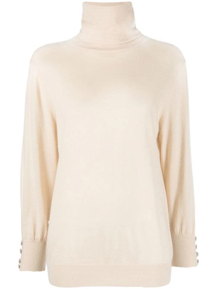 Max & Moi cashmere rollneck jumper - Neutrals Cover