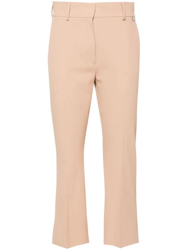 LIU JO mid-rise cropped trousers - Neutrals Cover