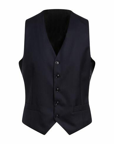 Giorgio Armani Man Tailored Vest Midnight blue Virgin Wool Cover