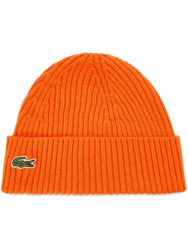 Lacoste Logo-embroidered beanie - Orange Cover