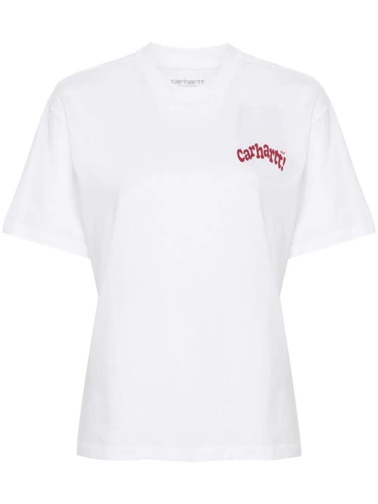 Carhartt WIP Amour organic-cotton T-shirt - White Cover