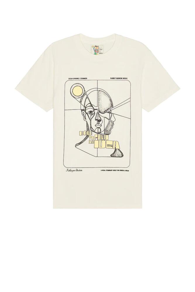 KidSuper Graphic Tee in Cream Cover