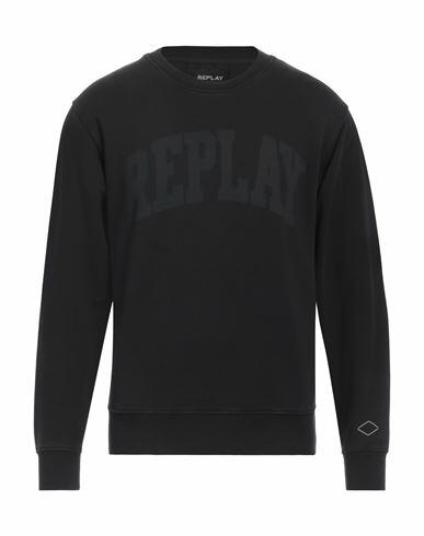 Replay Man Sweatshirt Steel grey Cotton Cover