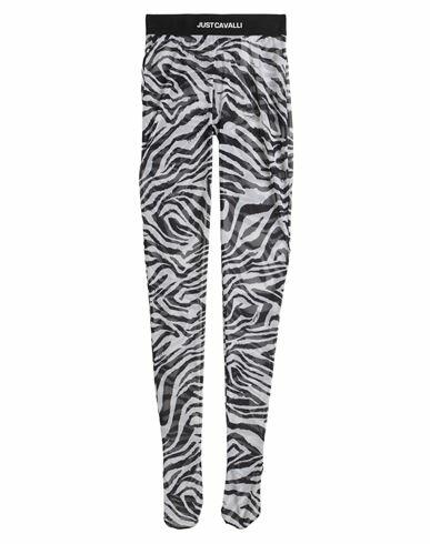 Just Cavalli Woman Leggings White Polyamide, Elastane Cover