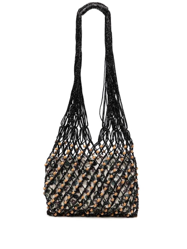 Sensi Studio mesh hobo shoulder bag - Black Cover