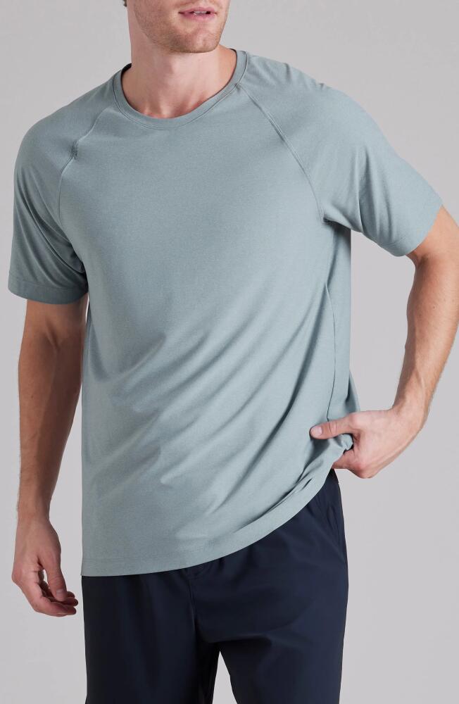 Rhone Reign Athletic Short Sleeve T-Shirt in Sea Green /Sea Glass Blue Cover