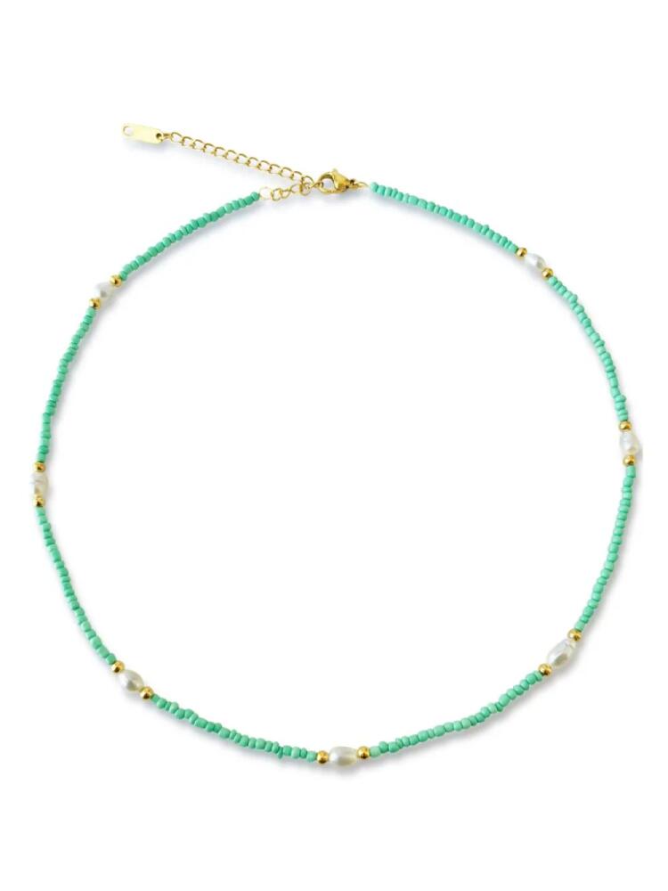 Hzmer Jewelry turquoise necklace - Green Cover