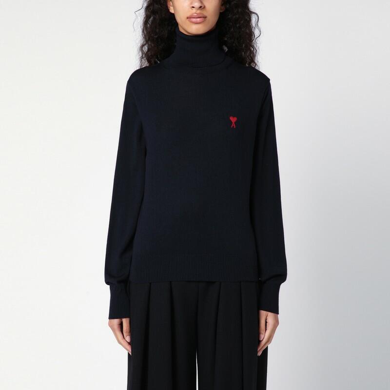 Ami Paris Ami De Coeur blue turtleneck Cover