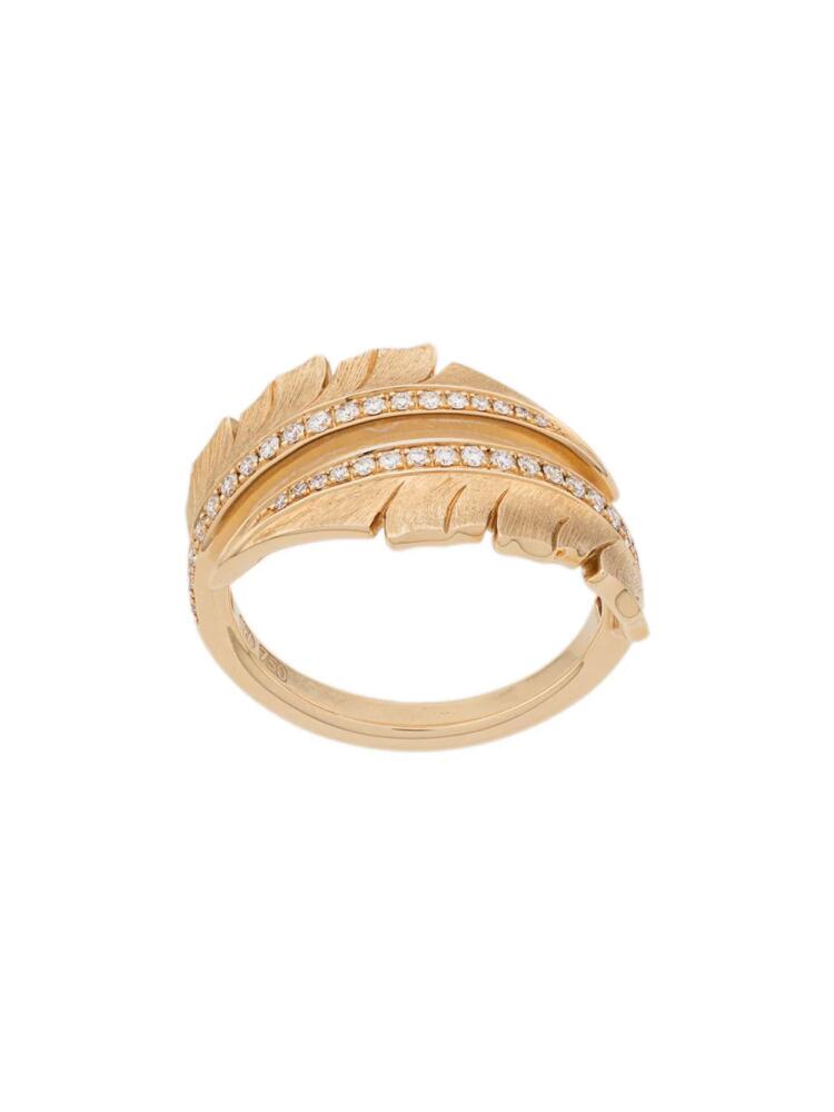 Stephen Webster embellished leaf ring - Gold Cover