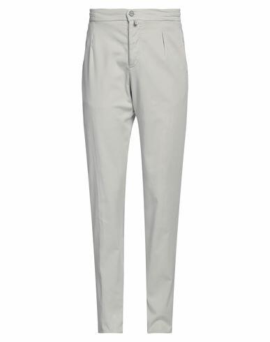 Kiton Man Pants Light grey Lyocell, Elastane Cover