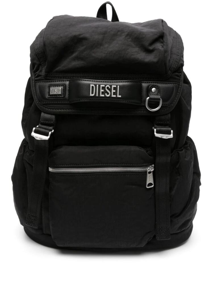 Diesel large Logos backpack - Black Cover