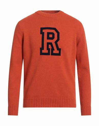 Lanificio Pubblico Man Sweater Orange Wool, Polyamide Cover