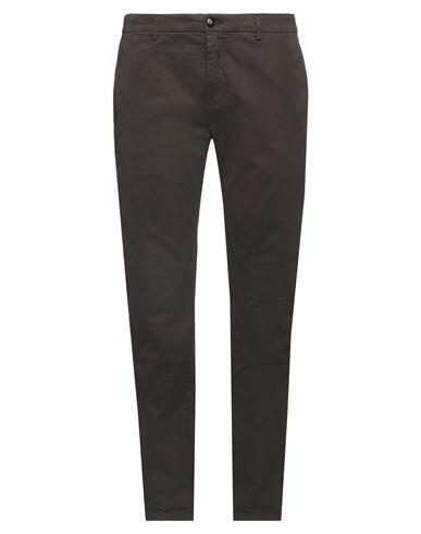 Department 5 Man Pants Dark brown Cotton, Elastane Cover