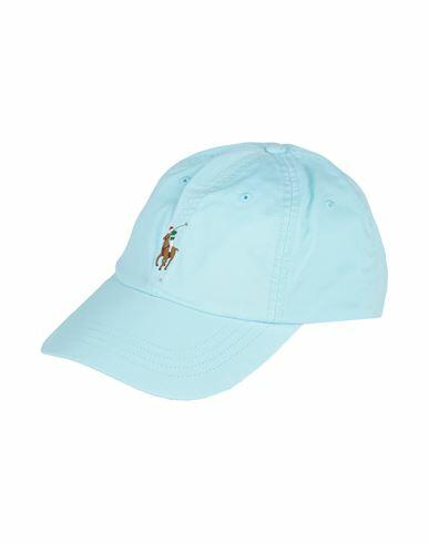 Polo Ralph Lauren Stretch-cotton Twill Ball Cap Hat Sky blue Cotton, Elastane, Leather Cover