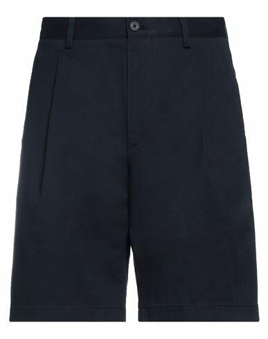 Lacoste Man Shorts & Bermuda Shorts Midnight blue Cotton, Elastane Cover