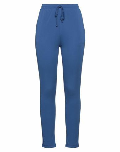 Le Sarte Del Sole Woman Pants Bright blue Polyester, Elastane Cover