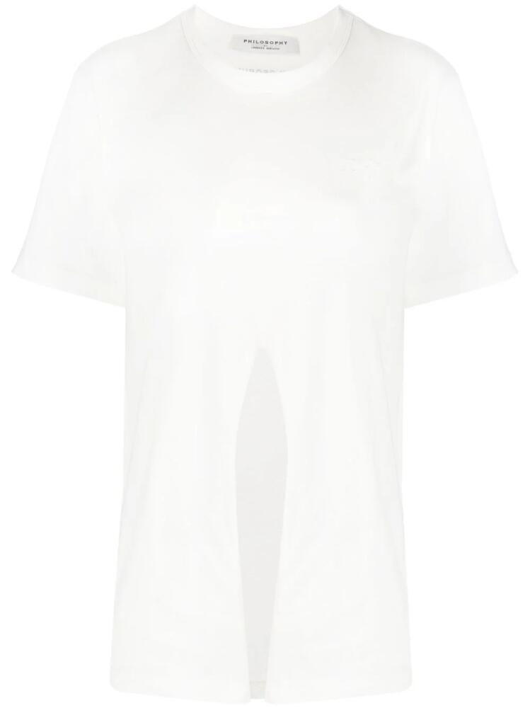 Philosophy Di Lorenzo Serafini logo-print T-shirt - White Cover