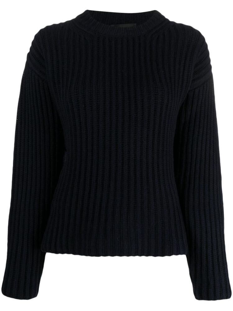 Roberto Collina chunky ribbed-knit jumper - Blue Cover