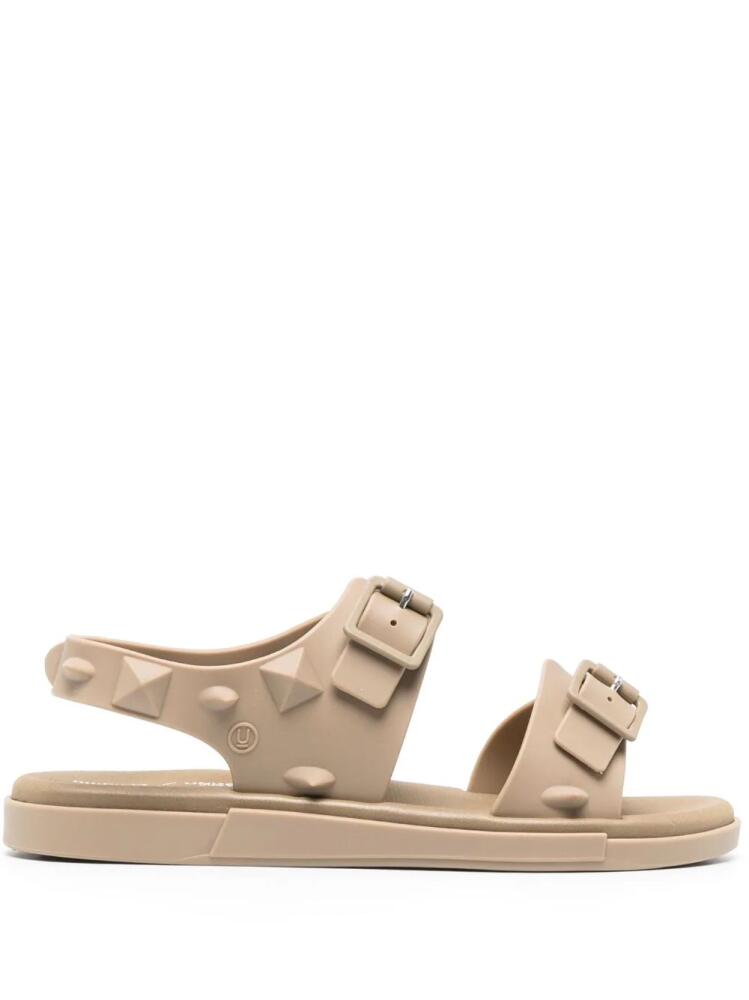 Melissa x Undercover spike-stud flat sandals - Neutrals Cover