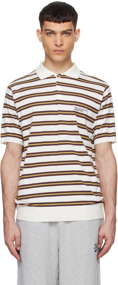 thisisneverthat White Striped Polo Cover