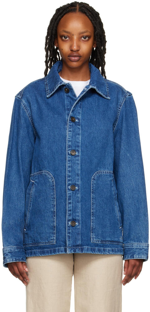 A.P.C. Blue Antonio Denim Jacket Cover