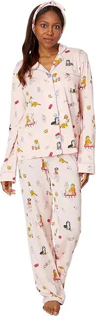 P.J. Salvage Playful Prints Pajama Pj Set (Pink Tint) Women's Pajama Sets Cover