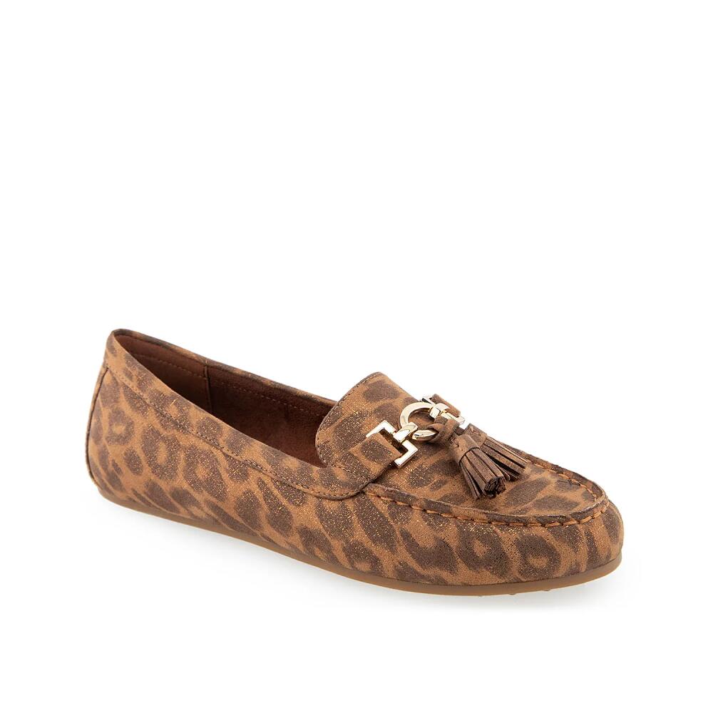 Aerosoles Wide Width Deanna Loafer | Women's | Brown Leopard Print Cover