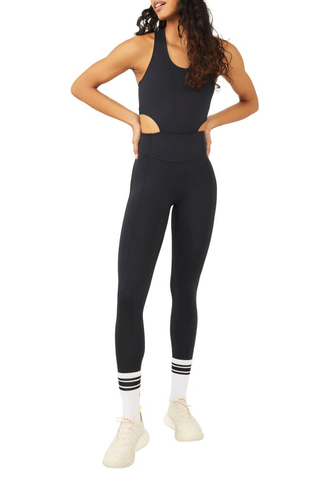 Free People FP Movement Back It Up Jumpsuit in Black Cover