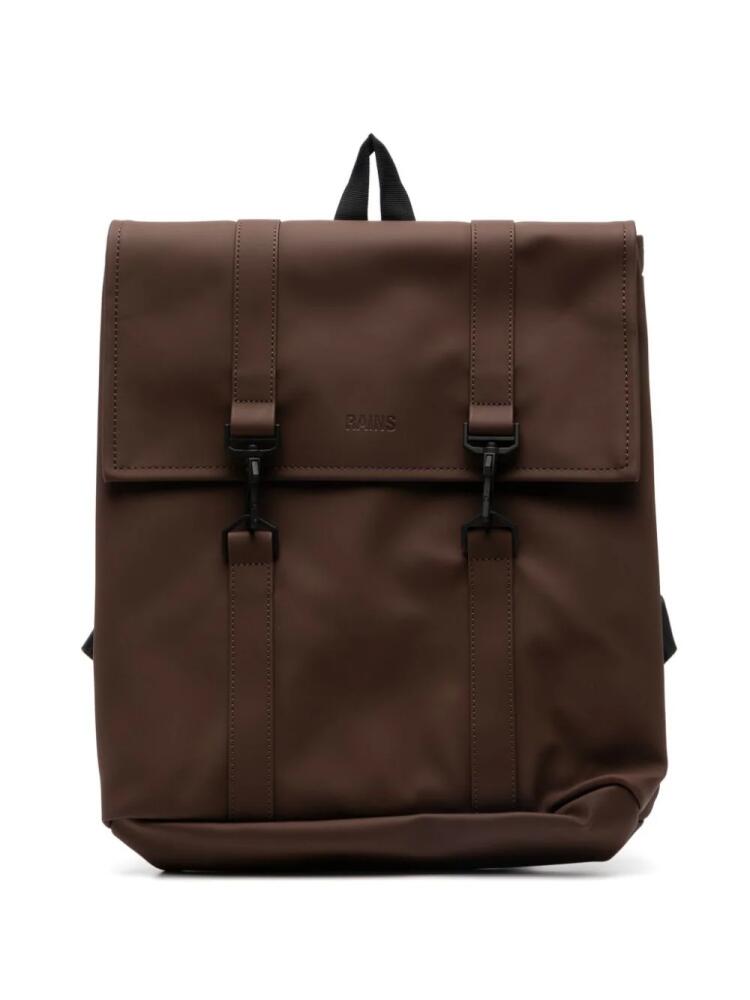 Rains mini MSN backpack - Brown Cover